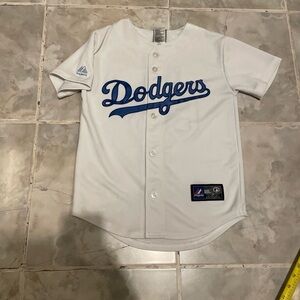 Majestic Los Angeles Dodgers Yasiel Puig #66 Kids SZ Small 8 YRS Jersey